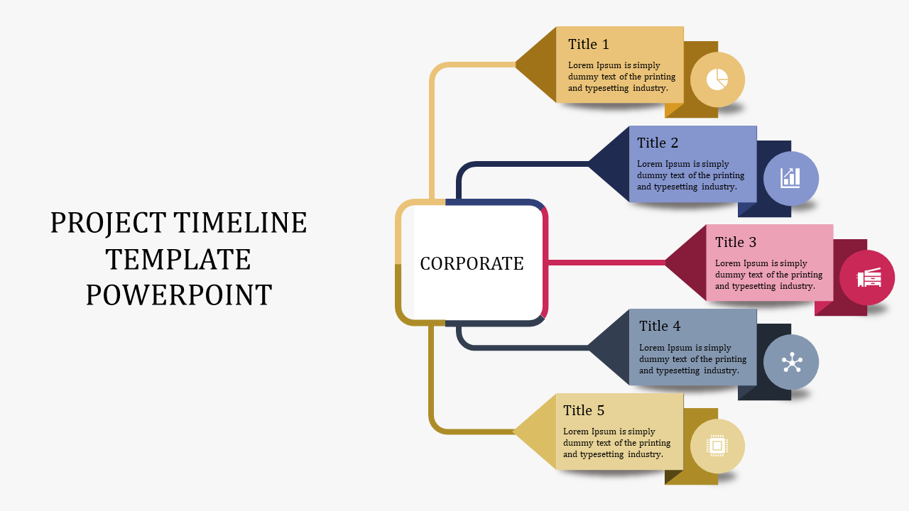 Project Timeline PowerPoint Template and Google Slides 